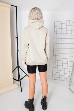 Daisy Street Oversize Hoodie with Alaska Print-Women Hoodies & Sweatshirts