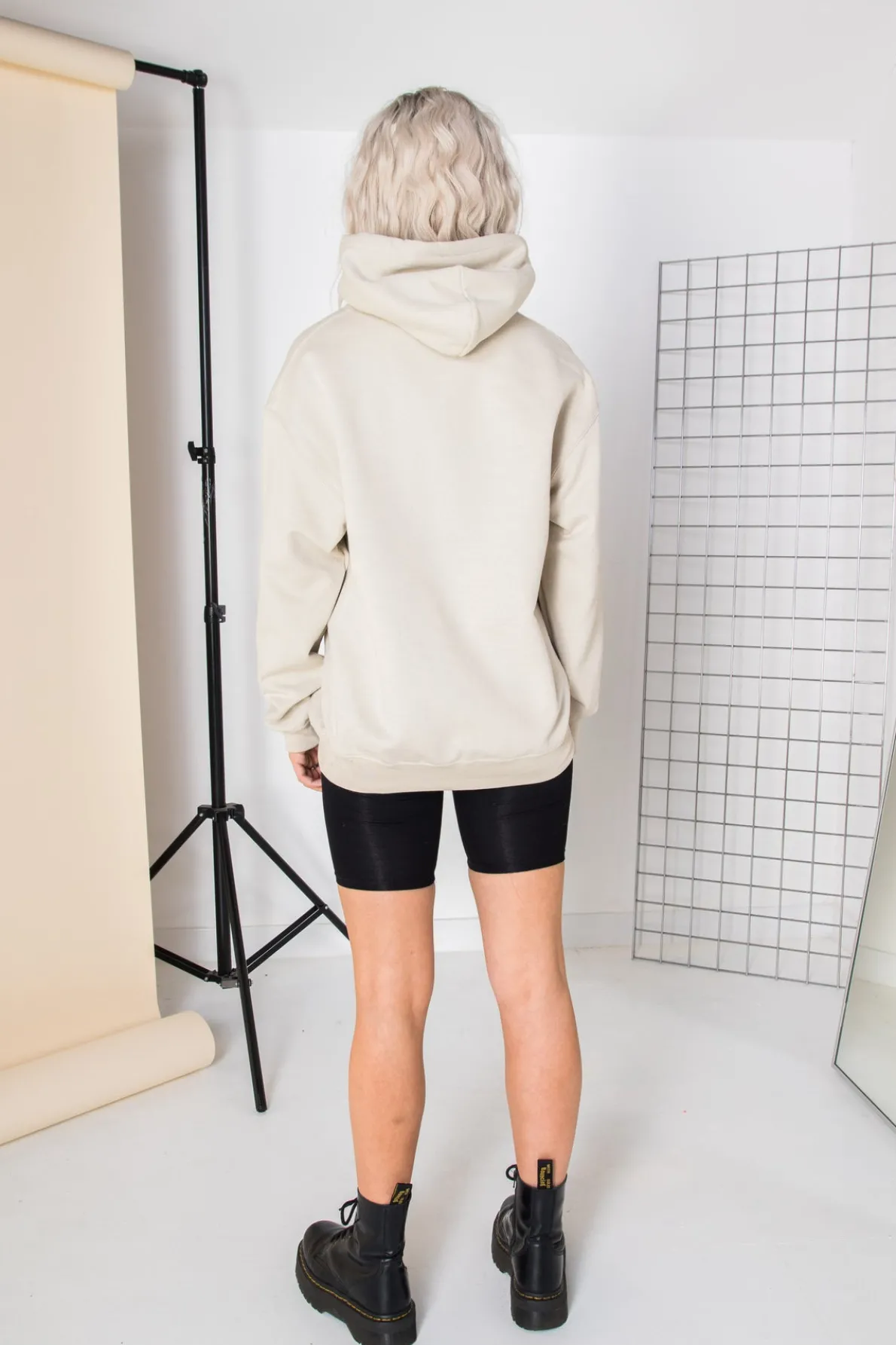 Daisy Street Oversized Hoodie with Do Nothing Club Print-Women Hoodies & Sweatshirts