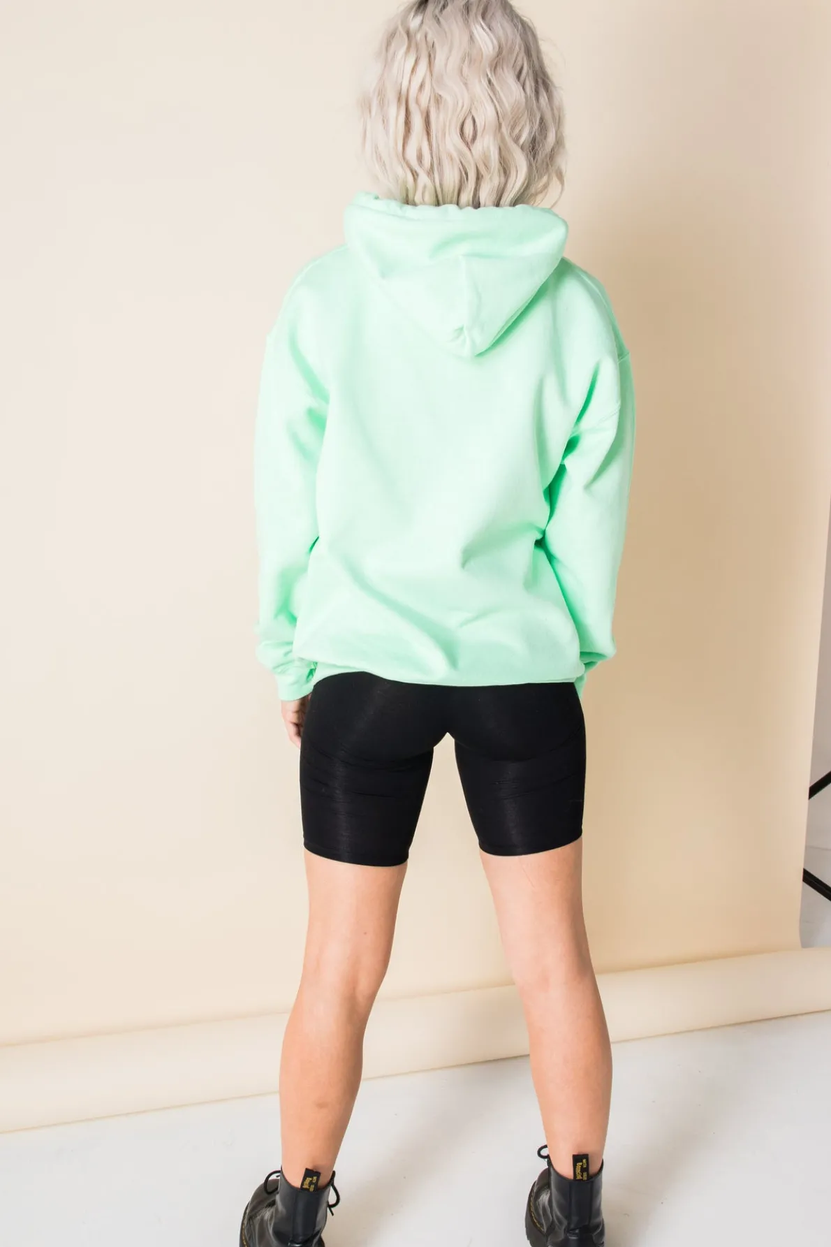 Daisy Street Oversized Hoodie with Cute as F*ck Print-Women Hoodies & Sweatshirts