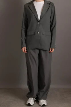Daisy Street Plus Size Tailored Trousers Co-ord in-Women Jackets