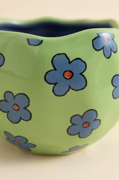 Daisy Street Printed Wobbly Mug- Homeware