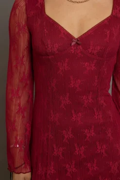 Daisy Street Lace Mini Dress-Women Partywear | Dresses