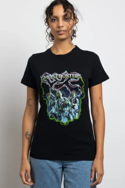 Daisy Street Regular Fit T-Shirt with Ghostbusters Graphic-Women Tops | T-Shirts