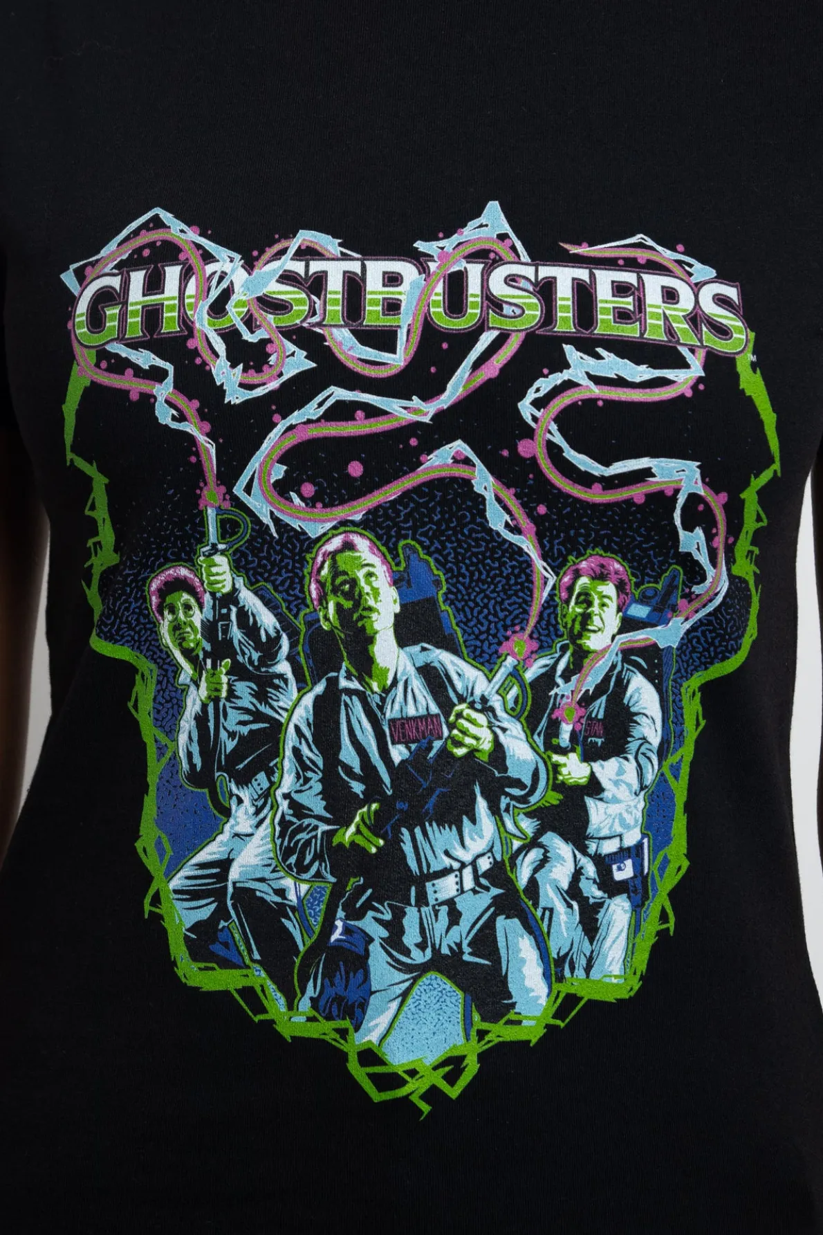 Daisy Street Regular Fit T-Shirt with Ghostbusters Graphic-Women Tops | T-Shirts