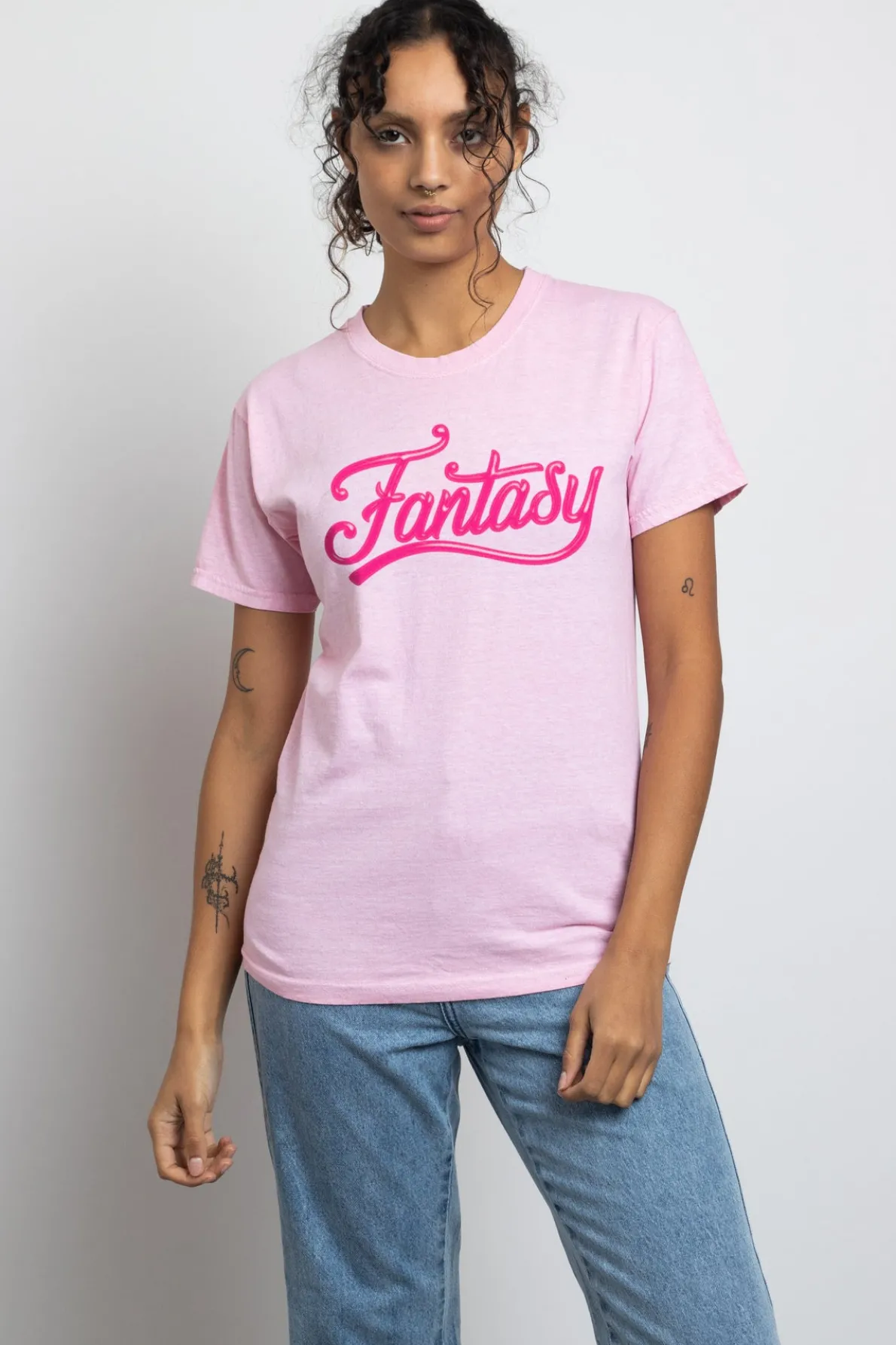 Daisy Street Regular T-Shirt with Fantasy Print-Women T-Shirts