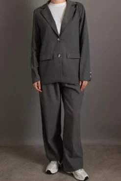 Daisy Street Relaxed Blazer Co-ord In Boyfriend Fit-Women Jackets