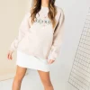 Daisy Street Relaxed Sweatshirt with Detroit Print-Women Hoodies & Sweatshirts