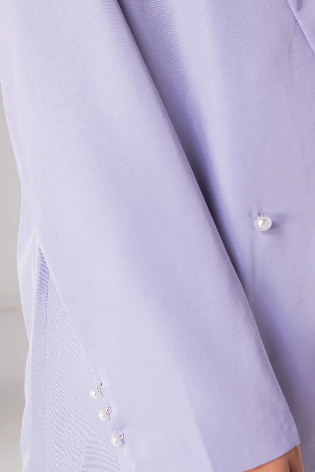 Daisy Street Relaxed Tailored Blazer with Pearl Buttons-Women Jackets