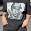 Daisy Street Relaxed T-Shirt with Ice Cube Print-Women Band Tees