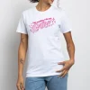 Daisy Street Relaxed T-Shirt with I Do Not Care Print-Women T-Shirts