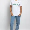Daisy Street Relaxed T-Shirt with Someday Print-Women T-Shirts
