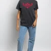 Daisy Street Relaxed T-Shirt with Eternal Print-Women T-Shirts