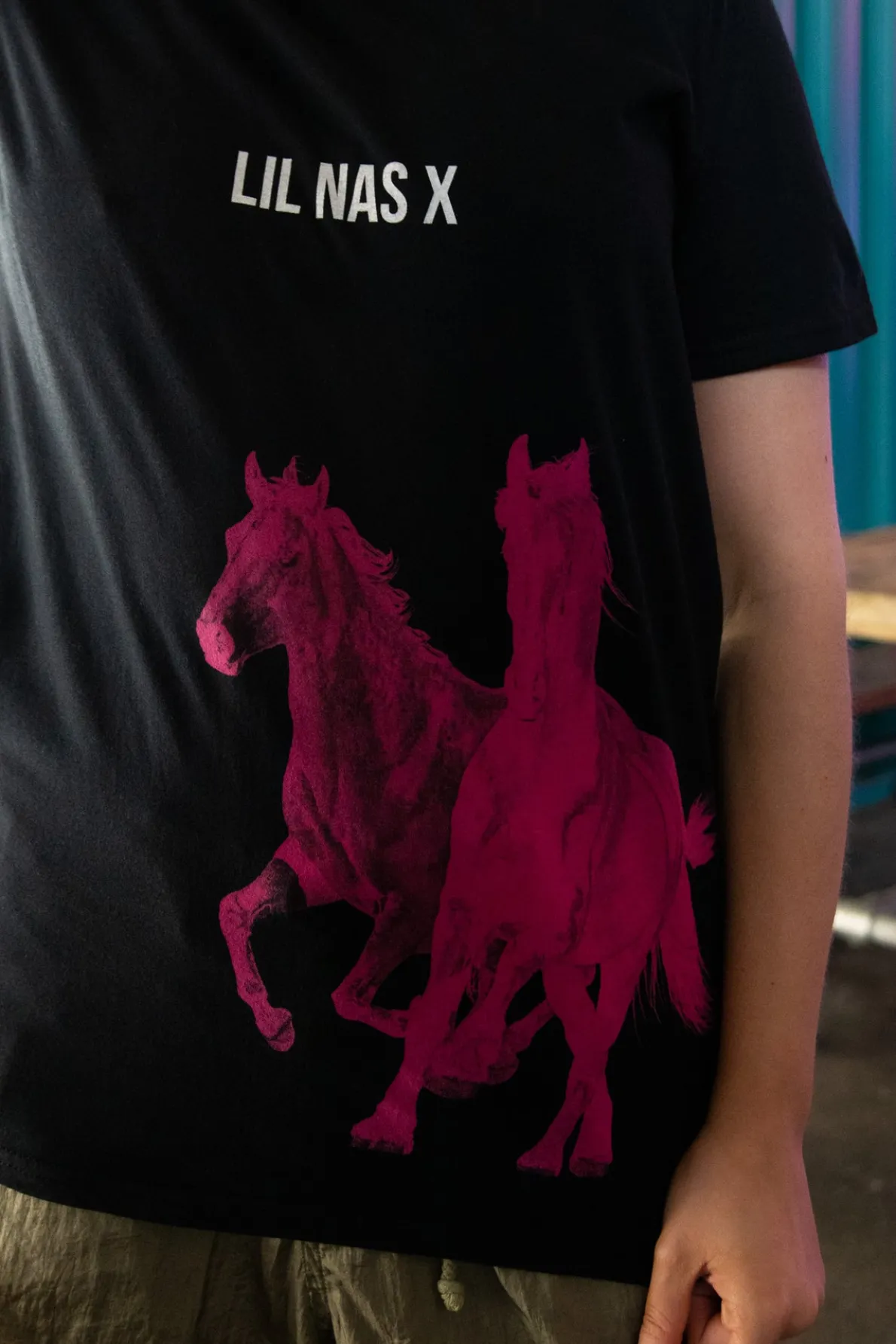 Daisy Street Relaxed T-Shirt with Lil Nas X Print-Women T-Shirts