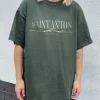 Daisy Street Relaxed T-Shirt with Saint Anton Graphic-Women T-Shirts
