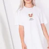 Daisy Street Relaxed T-Shirt with Gemini Print-Women T-Shirts