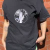 Daisy Street Relaxed T-Shirt with Palmistry Print-Women T-Shirts