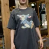 Daisy Street Relaxed T-Shirt with Disney Thumper Print-Women T-Shirts