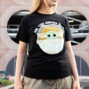 Daisy Street Relaxed T-Shirt with Star Wars Mandalorian Print-Women T-Shirts