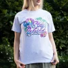 Daisy Street Relaxed T-Shirt with Lilo and Stitch Stay Weird Print-Women T-Shirts
