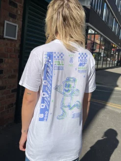 Daisy Street Relaxed T-Shirt with Dancing Till Payday Print-Women T-Shirts