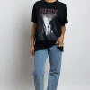 Daisy Street Relaxed T-Shirt with Freddy Vs Jason Graphic-Women Tops | T-Shirts