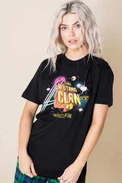 Daisy Street Relaxed T-Shirt with Wu-Tang Clan Print-Women Band Tees | T-Shirts