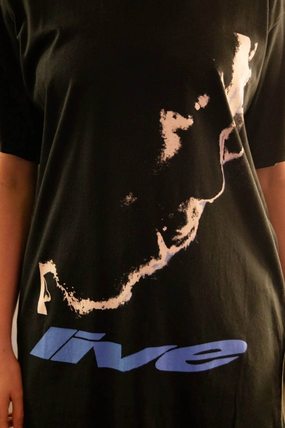 Daisy Street Relaxed T-Shirt with Post Malone Print-Women T-Shirts