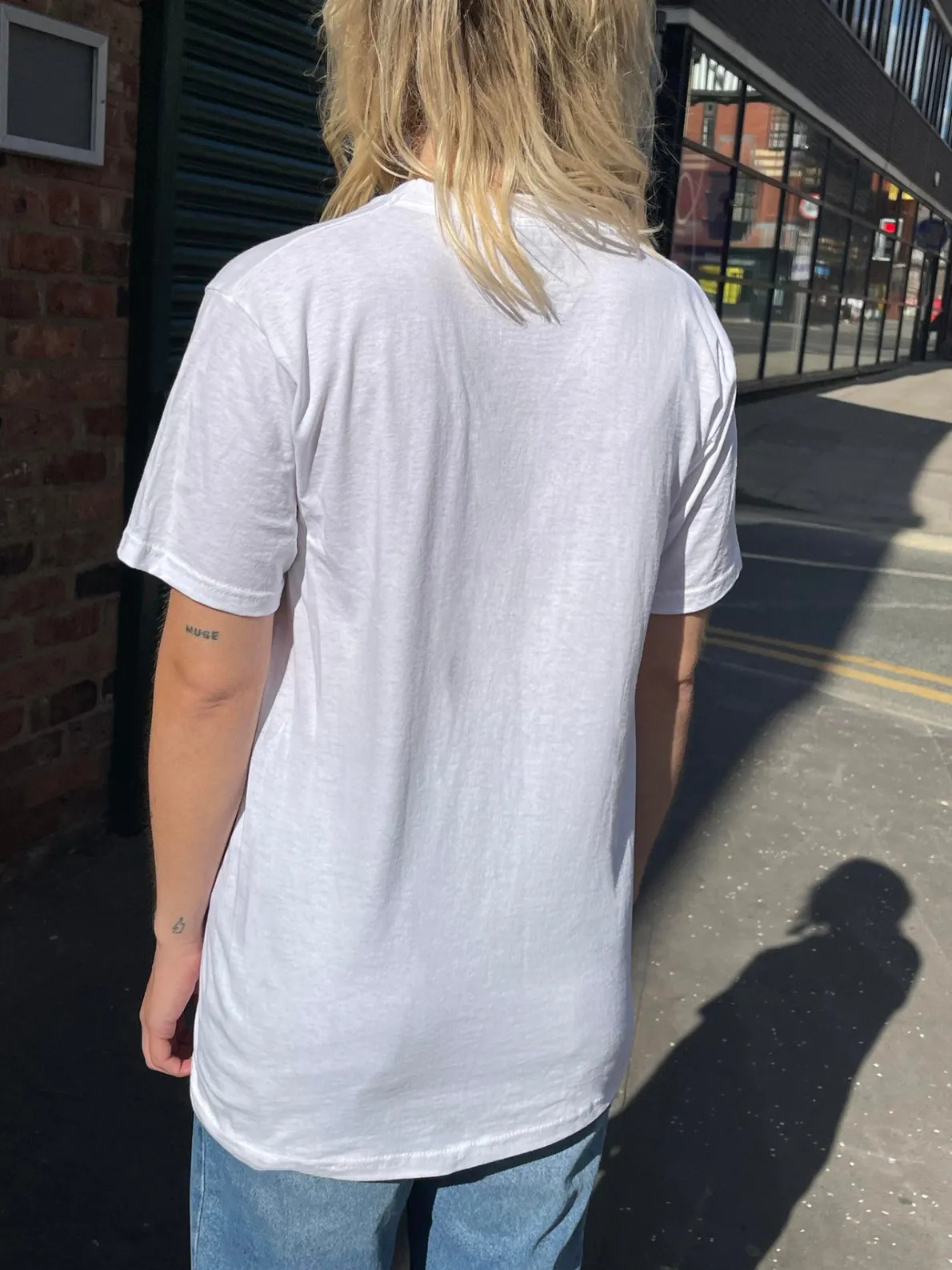 Daisy Street Relaxed T-Shirt with Fantasy Print-Women T-Shirts