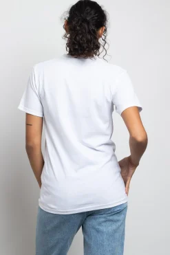 Daisy Street Relaxed T-Shirt with I Love Punk Print-Women T-Shirts