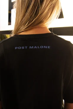 Daisy Street Relaxed T-Shirt with Post Malone Print-Women T-Shirts