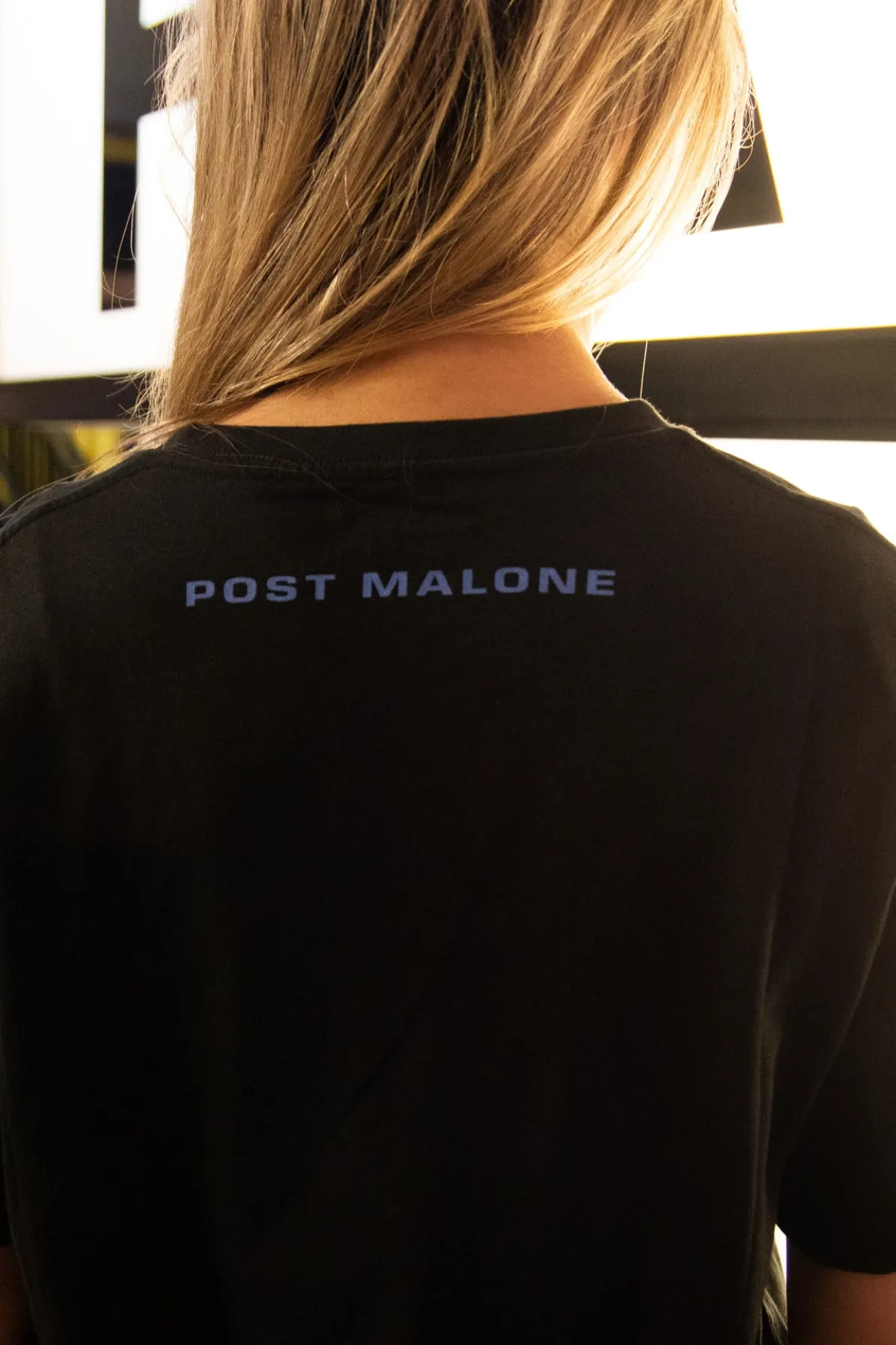 Daisy Street Relaxed T-Shirt with Post Malone Print-Women T-Shirts