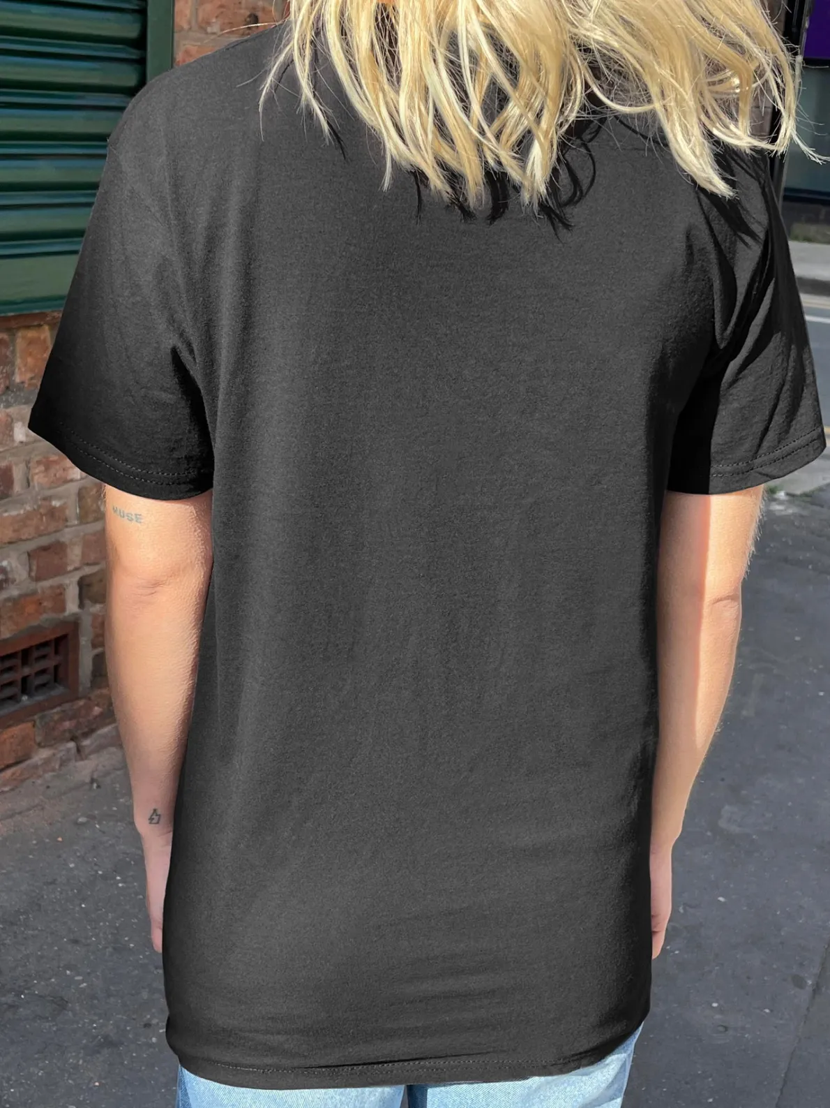 Daisy Street Relaxed T-Shirt with Let's Get Outta Here Print-Women T-Shirts