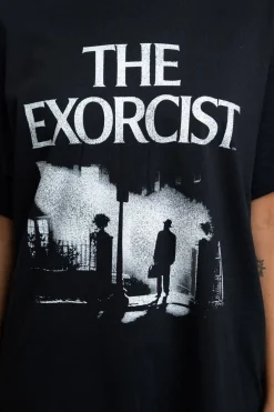 Daisy Street Relaxed T-Shirt with The Exorcist Graphic-Women Tops | T-Shirts