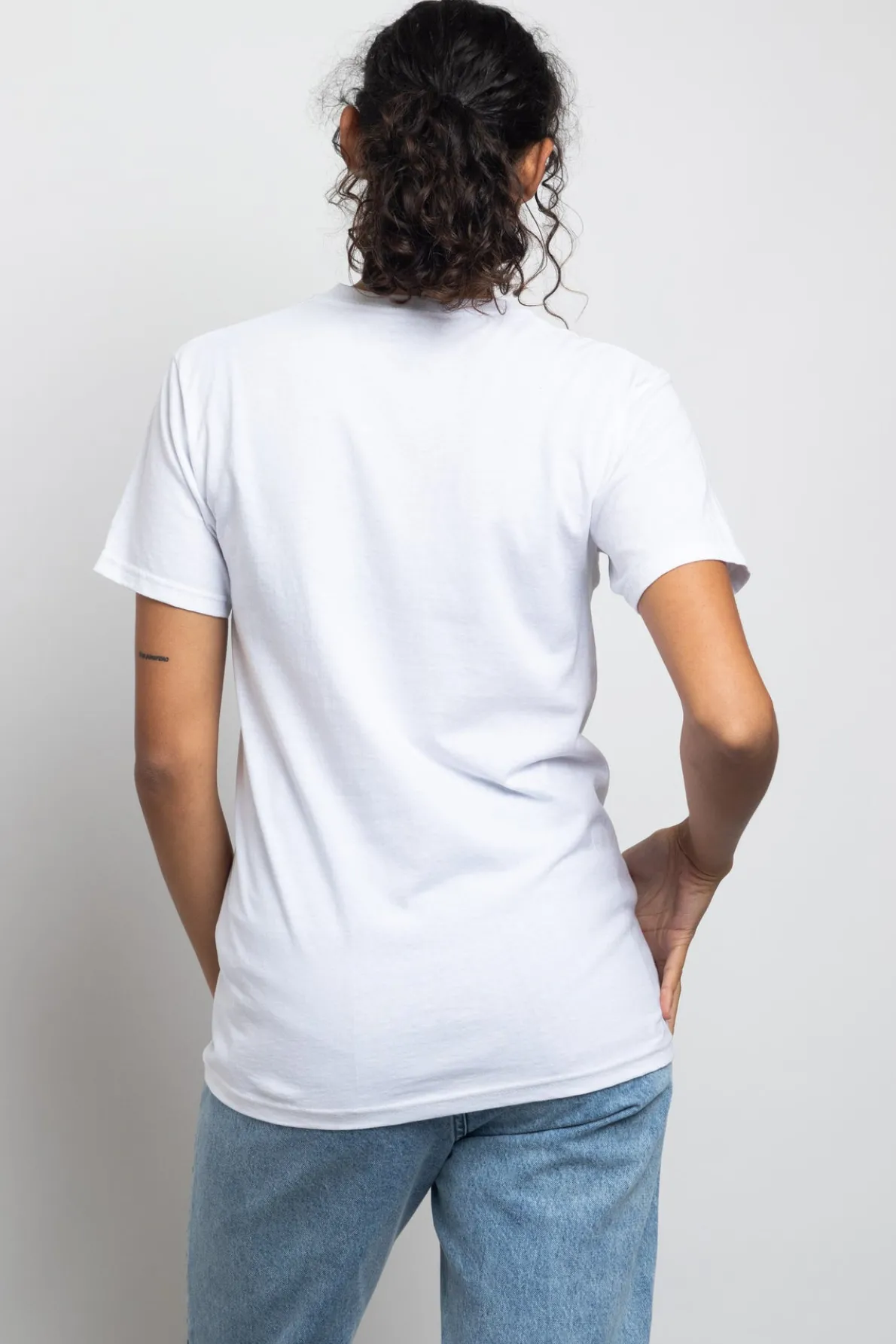 Daisy Street Relaxed T-Shirt with I Love Punk Print-Women T-Shirts