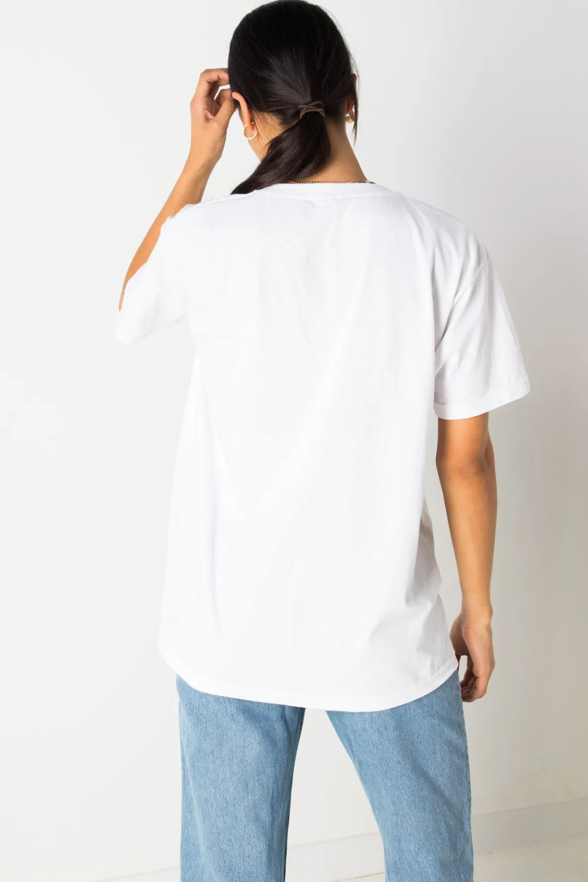 Daisy Street Relaxed T-Shirt with Scorpio Print-Women T-Shirts