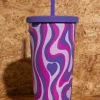 Daisy Street Re-Usable Drinking Cup And Straw- Homeware