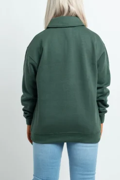 Daisy Street Rugby Sweatshirt-Women Hoodies & Sweatshirts