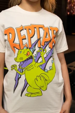 Daisy Street Rugrats Reptar Tee-Women T-Shirts