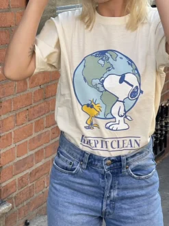 Daisy Street Snoopy Peanuts Tee-Women T-Shirts