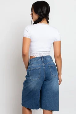 Daisy Street Square Neck Top With Lace Trim Detailing-Women Tops
