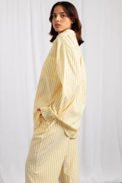 Daisy Street Stripe Trousers With Elasticated Waistband-Women Trousers