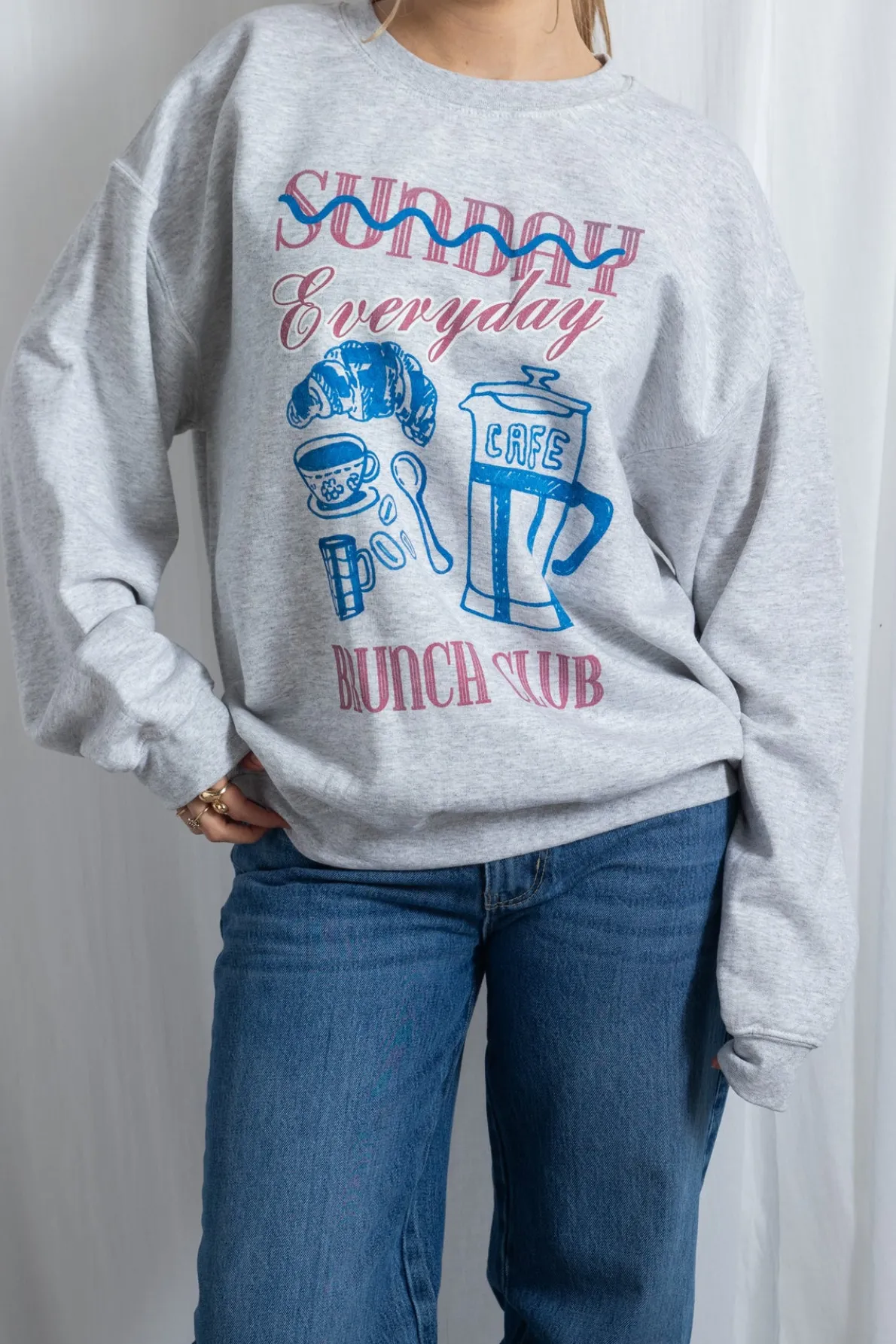 Daisy Street Sunday Brunch Club Sweat-Women Hoodies & Sweatshirts