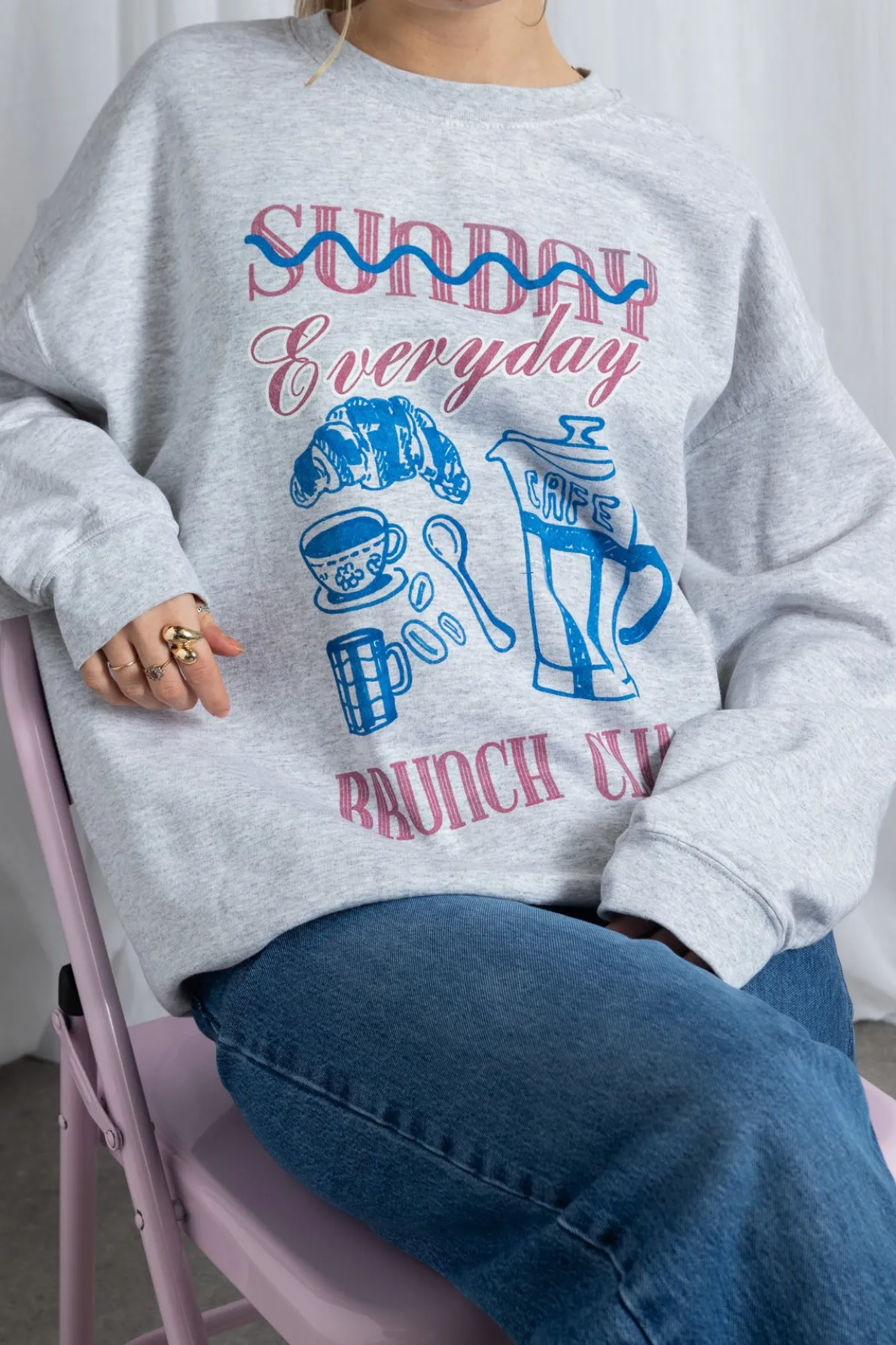 Daisy Street Sunday Brunch Club Sweat-Women Hoodies & Sweatshirts