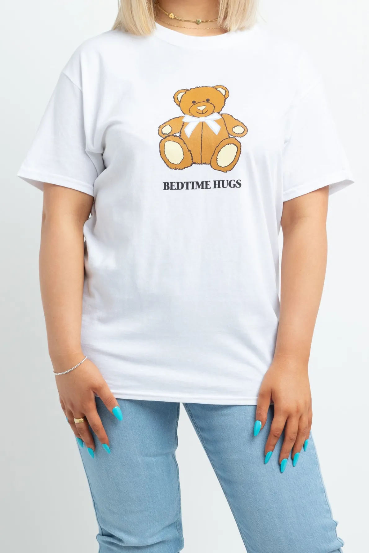 Daisy Street Teddy Pyjama Set-Women Trousers | T-Shirts