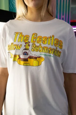 Daisy Street The Beatles Yellow Submarine T-Shirt-Women Band Tees | T-Shirts