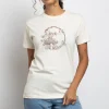Daisy Street T-Shirt with Vintage Style Fairy Graphic-Women T-Shirts