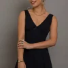 Daisy Street V-Neck Fitted Mini Dress-Women Partywear | Dresses