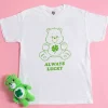 Daisy Street X Care Bears Relaxed with Plush Toy T-Shirt in Green-Women T-Shirts
