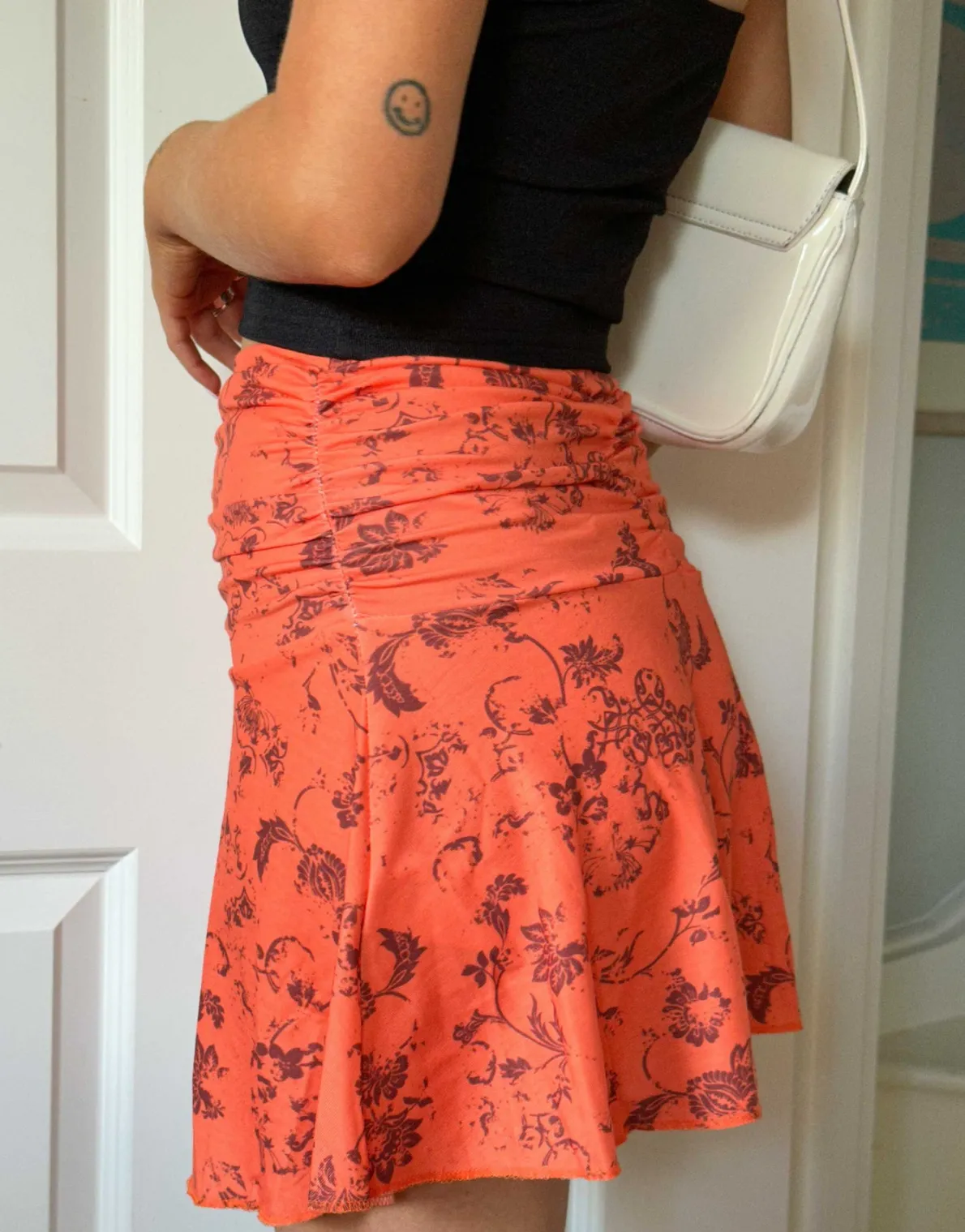 Daisy Street x Chloe Davie Paisley Printed Mini Skirt in-Women Skirts